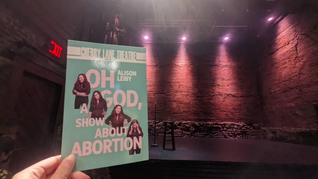 Alison Leiby Oh God, a Show About Abortion, Cherry Lane Theater NYC