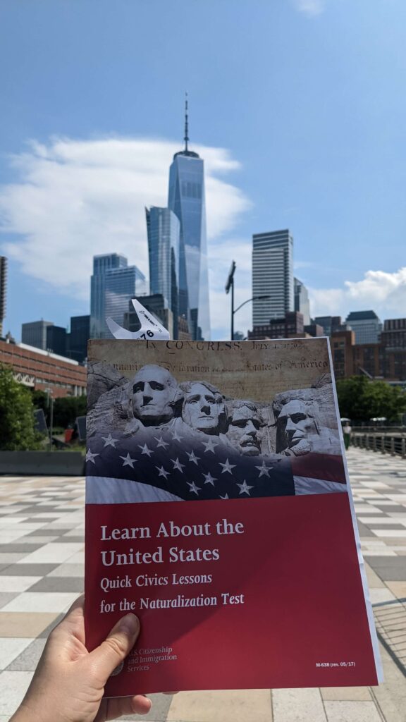 Nauka do egzaminu na obywatelstwo amerykańskie